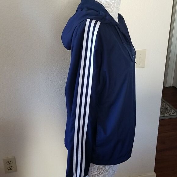 Adidas Hooded Windbreaker Jacket - Picture 2 of 4